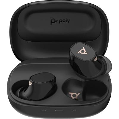 POLY HP  Voyager Free 20 t&eacute;l&eacute;phone portable Oreillette Bluetooth noir Noise Cancelling 