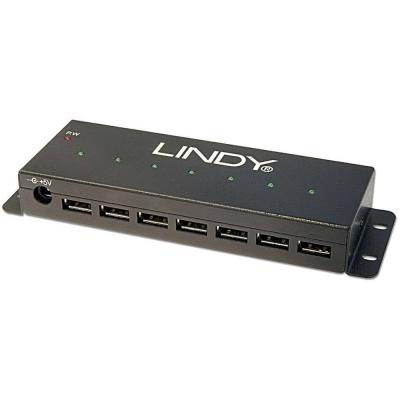 LINDY  Industrial USB 2.0 Hub - concentrateur (hub) - 7 ports