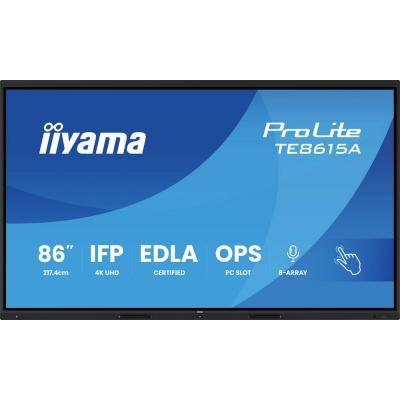 IIYAMA  ProLite Ecran affichage dynamique CEE: G (A - G) 217.4 cm 85.6 pouces 3840 x 2160 Pixel
