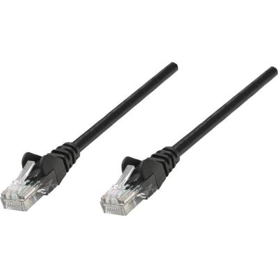 INTELLINET  342049 c&acirc;ble de r&eacute;seau Noir 1 m Cat6 U/UTP (UTP) - Neuf