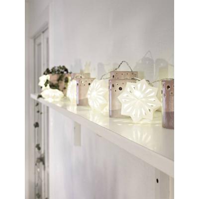 KONSTSMIDE Guirlande lumineuse &agrave; motifs  3192-103 Ampoule LED blanc chaud flocons de neige 1 pc(s) 