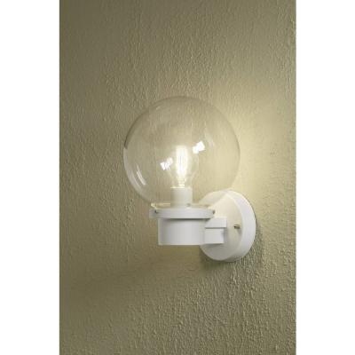 KONSTSMIDE Applique murale ext&eacute;rieure  Nemi Twighlight 60 W blanc