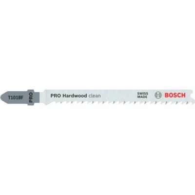 BOSCH  T 101 Bf Clean Hardwood Jig Saw Blade 25 Units Argent&eacute;