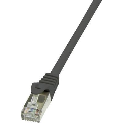 LOGILINK  CP1033S RJ45 C&acirc;ble r&eacute;seau, c&acirc;ble patch CAT 5e F/UTP 1.00 m noir avec cliquet dencastrement 1 pc(s) 