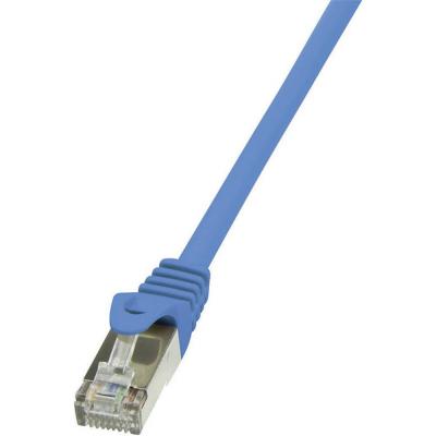 LOGILINK  CP1066S RJ45 C&acirc;ble r&eacute;seau, c&acirc;ble patch CAT 5e F/UTP 3.00 m bleu avec cliquet dencastrement 1 pc(s) 