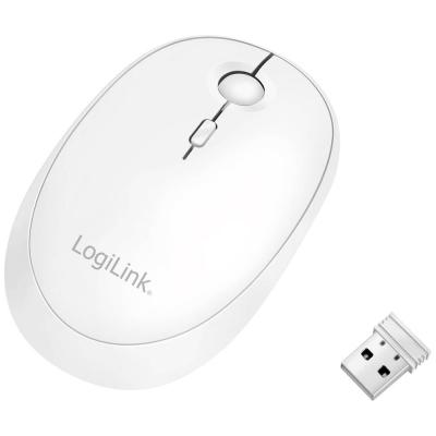 LOGILINK Souris optique, sans fil, blanc 