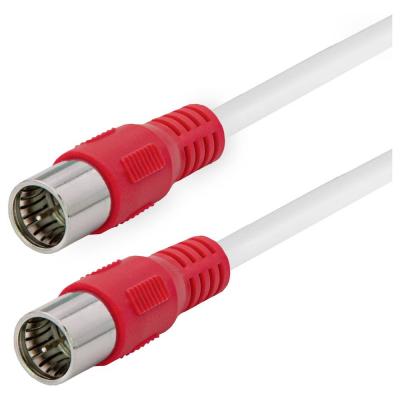 MAXTRACK  antenne, SAT C&acirc;ble de raccordement [1x F m&acirc;le - 1x F m&acirc;le] 1.50 m blanc 
