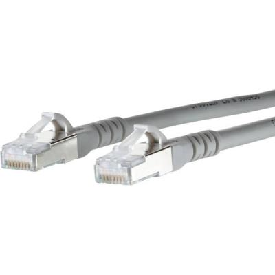 METZ CONNECT BTR NETCOM C&acirc;ble de raccordement S/FTP gris 0,5 m Cat.6A 1308450533-E