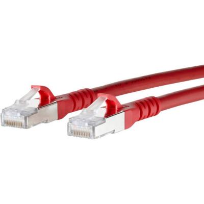 METZ CONNECT BTR NETCOM C&acirc;ble de raccordement S/FTP rouge 1,0 m Cat.6A 1308451066-E