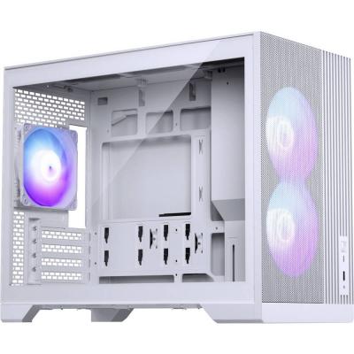 PHANTEKS Bo&icirc;tier PC  XT M3 RGB avec 3x120mm Blanc - mT/Sans Alim/mATX