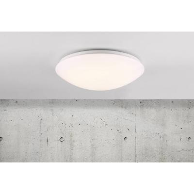 LUMINAIRE CENTER Plafonnier blanc design LED ASK profondeur 10,5 Cm