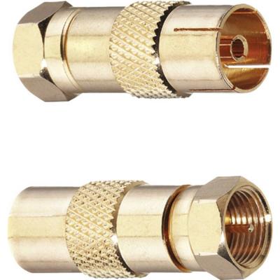 OEHLBACH Adaptateur F-connecteur, M Coaxial & W 2 Pcs. 