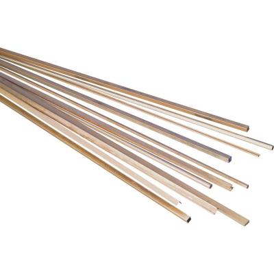 REELY Profil laiton carr&eacute;  229820 (L x l x H) 200 x 25 x 25 mm 1 pc(s)