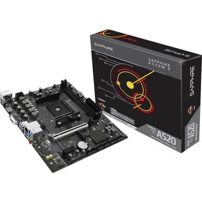 SAPPHIRE  A520M-E AMD A520 Emplacement AM4 micro ATX