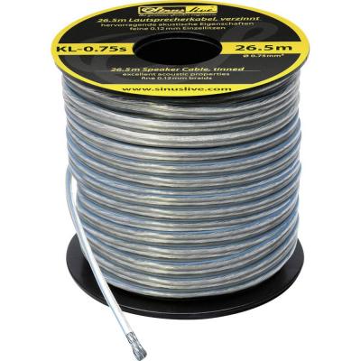 SINUSTEC Set Connexion Ampli HiFi  KL-0,75s