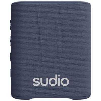 SUDIO  S2 Enceinte Bluetooth prot&eacute;g&eacute;e contre les projections deau, portable bleu 