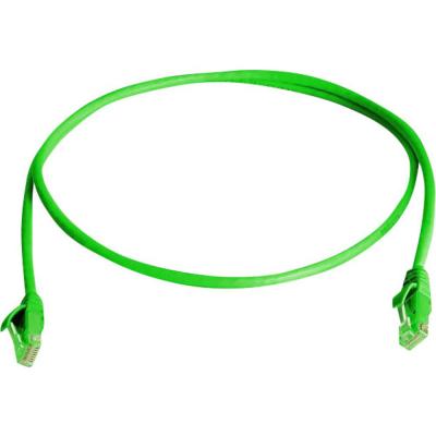 TELEGARTNER Teleg&auml;rtner 100008049 RJ45 C&acirc;ble r&eacute;seau, c&acirc;ble patch CAT 6 U/UTP 0.50 m vert ignifuge, sans halog&egrave;ne 1 pc(s) 
