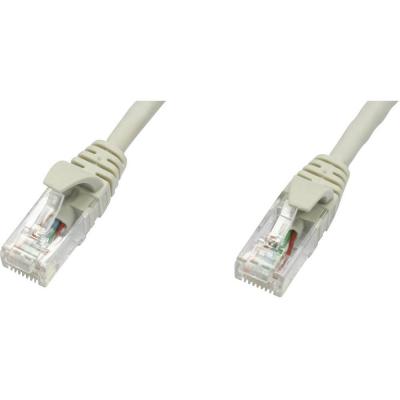 TELEGARTNER Teleg&auml;rtner - Cordon de raccordement - RJ-45 (M) pour RJ-45 (M) - 3 m - UTP - CAT 5e - gris
