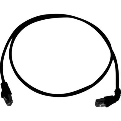 TELEGARTNER Teleg&auml;rtner 100008020 RJ45 C&acirc;ble r&eacute;seau, c&acirc;ble patch CAT 6a S/FTP 0.50 m noir ignifuge, sans halog&egrave;ne 1 pc(s) 