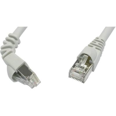 TELEGARTNER L00001A0155 RJ45 C&acirc;ble r&eacute;seau, c&acirc;ble patch CAT 6a S/FTP 2.00 m gris ignifuge, avec cliquet dencastrement 