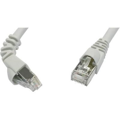 TELEGARTNER L00002A0173 RJ45 C&acirc;ble r&eacute;seau, c&acirc;ble patch CAT 6a S/FTP 3.00 m gris ignifuge, avec cliquet dencastrement