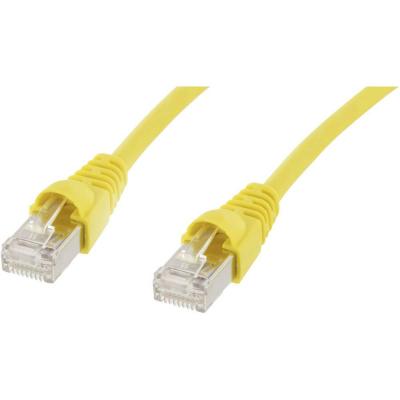 C&acirc;ble r&eacute;seau RJ45 - TELEGARTNER - 25 m - Jaune - CAT 5e - Difficilement inflammable