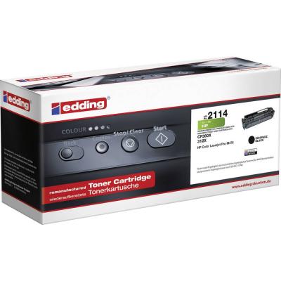  Toner compatible noir Edding 18-2114 remplace HP 312X, CF380X 4400 pages 1 pc(s)