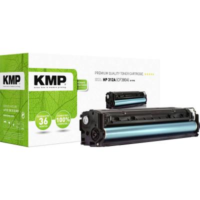 KMP Cassette de toner  H-T195 remplace HP 312A, CF380A compatible noir 2400 pages
