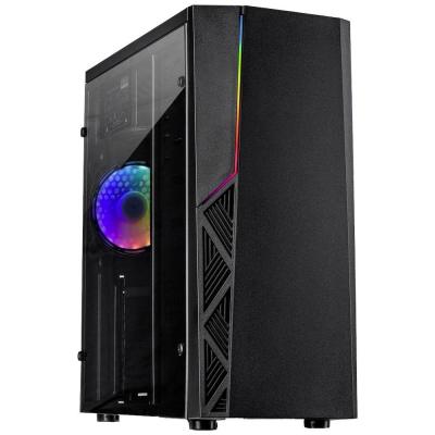 INTER TECH Inter-Tech B-02 RGB Tower Noir, Moyenne tour