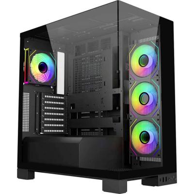 FSP Bo&icirc;tier PC - Fortron - GEH Midi M540 - Noir - ATX/M-ATX/M-ITX - ARGB