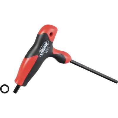 VIGOR  Tournevis avec poign&eacute;e en T, Largeur Cl&eacute; 4 mm, 6 pans, 1 pi&egrave;ce, V2506