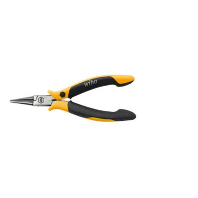 WIHA Z37012004 - pince ronde profe ionnelle esd m&acirc;choire ronde courte de 120mm - 