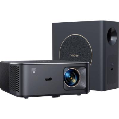 YABER Vid&eacute;oprojecteur  K2s Pro Premium Th&eacute;&acirc;tre Full HD et 4K UHD Noir + Subwoofer 