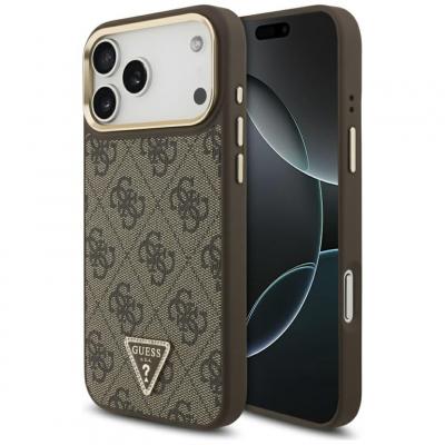 GUESS  Coque De T&eacute;l&eacute;phone 4g Triangle Logo Magsafe Iphone 17 Pro Max