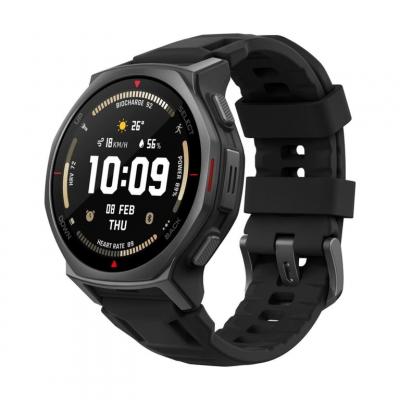 AMAZFIT  T-Rex 3 Pro GPS, Boitier noir de 44 mm et bracelet noir - Neuf