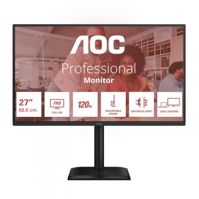 AOC Moniteur  - 27E4CV - 27 - Full HD - 120Hz - IPS - Noir