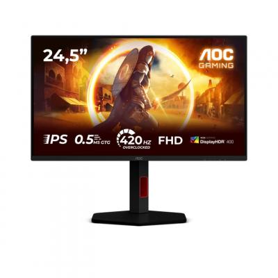 AOC  G4 25G4KUR &eacute;cran plat de PC 62,2 cm (24.5"") 1920 x 1080 pixels Full HD LED Noir, Rouge