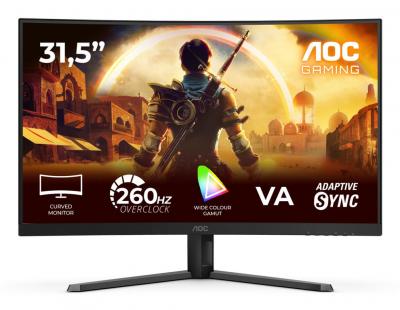 AOC Ecran Pc Gamer Incurve 32''  C32g42ze - 240hz/0,3ms