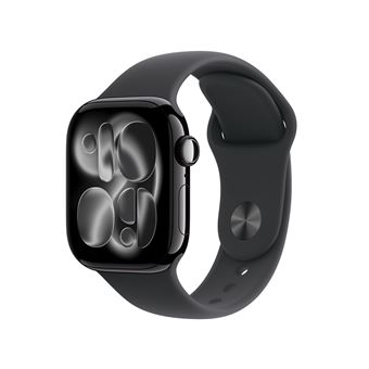 Apple Watch Series 11 - 42 mm Noir bracelet Noir GPS - Wifi M/L