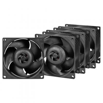 ARCTIC  S8038-10K Processeur Ventilateur 8 cm Noir 4 pi&egrave;ce(s) - Neuf