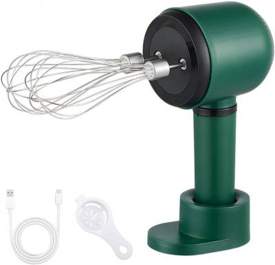 VENDOS85 Batteur Electrique Sans Fil 3 Vitesses vert