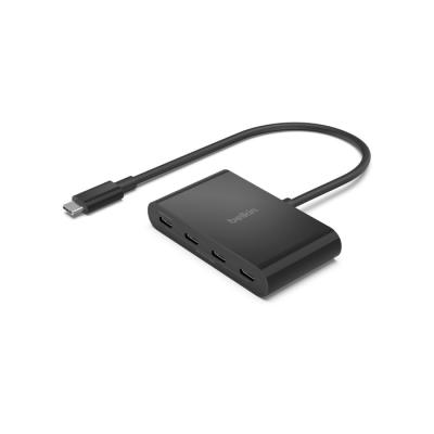BELKIN Hub USB-C vers 4 ports USB-C 100W Noir 