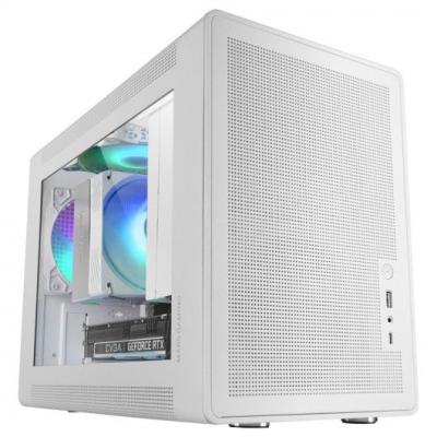 MARS GAMING Bo&icirc;tier mini-tour Micro ATX / ITX  MCXPSW Blanc - Neuf