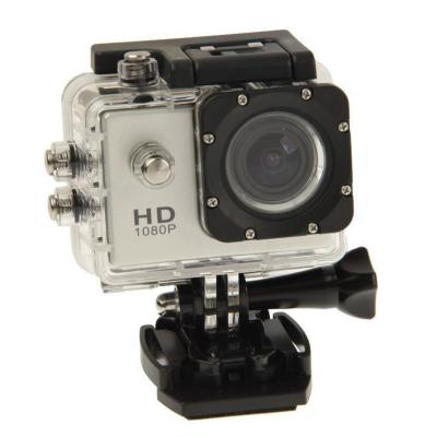 YONIS Cam&eacute;ra sport &eacute;tanche 30m cam&eacute;ra action grand angle photos hd 1080p argent 64 go 