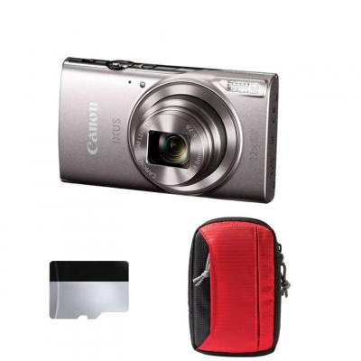 CANON Compact Ixus 285 HS A Silver + Sac + Carte SD 8Go - Neuf