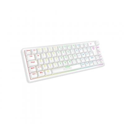 ONIVERSE Magnus Clavier 65% 68 touches Azerty filaire USB RGB Blanc