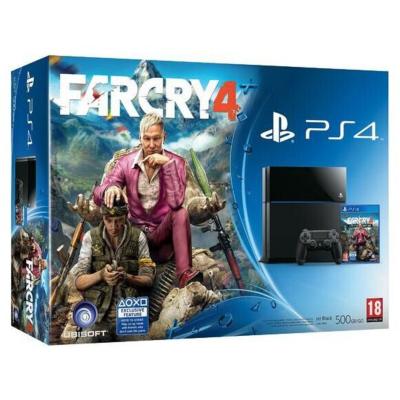 Console PS4 500 Go Noire + Far cry 4 - Bon &eacute;tat