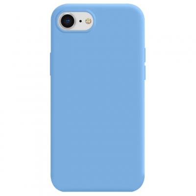MOXIE Coque Antichoc Premium pour iPhone 7 / 8 / SE 2020 Collection Color Skin en TPU Bleu ciel
