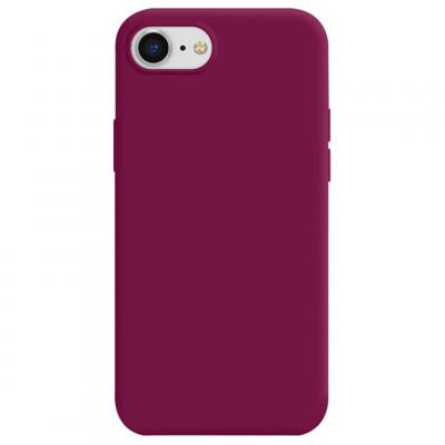 MOXIE Coque Antichoc Premium pour iPhone 7 / 8 / SE 2020 Collection Color Skin en TPU Bordeaux