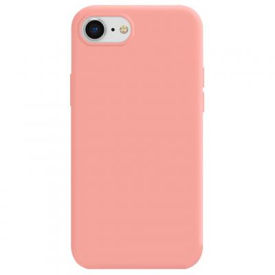 MOXIE Coque Antichoc Premium pour iPhone 7 / 8 / SE 2020 Collection Color Skin en TPU Rose clair